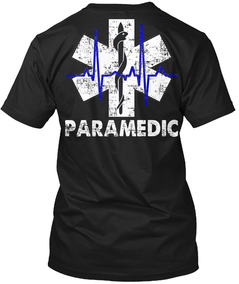  Paramedic Black T-Shirt Back