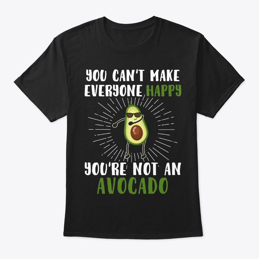 Funny Vegan Gift Avocado Makes All Happy Unisex Tshirt