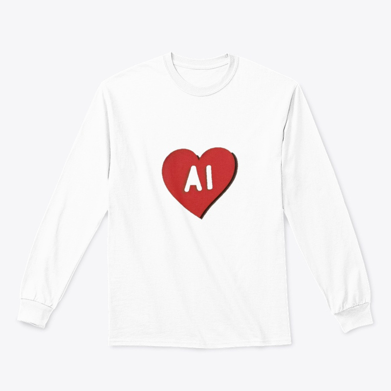 AI heart Classic Long Sleeve Tee CA$45.44