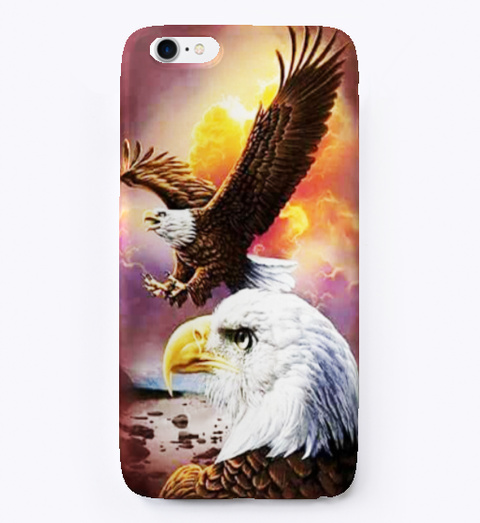 American Usa Eagle I Phone Case Standard Kaos Front