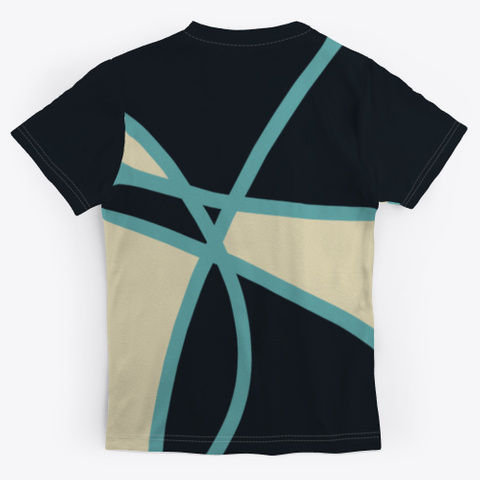 Abstract Multicolor Pattern Standard T-Shirt Back