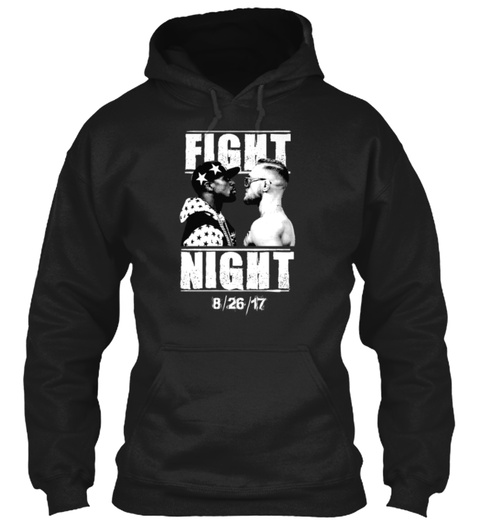 Best Selling   Fight Night  3 Black T-Shirt Front