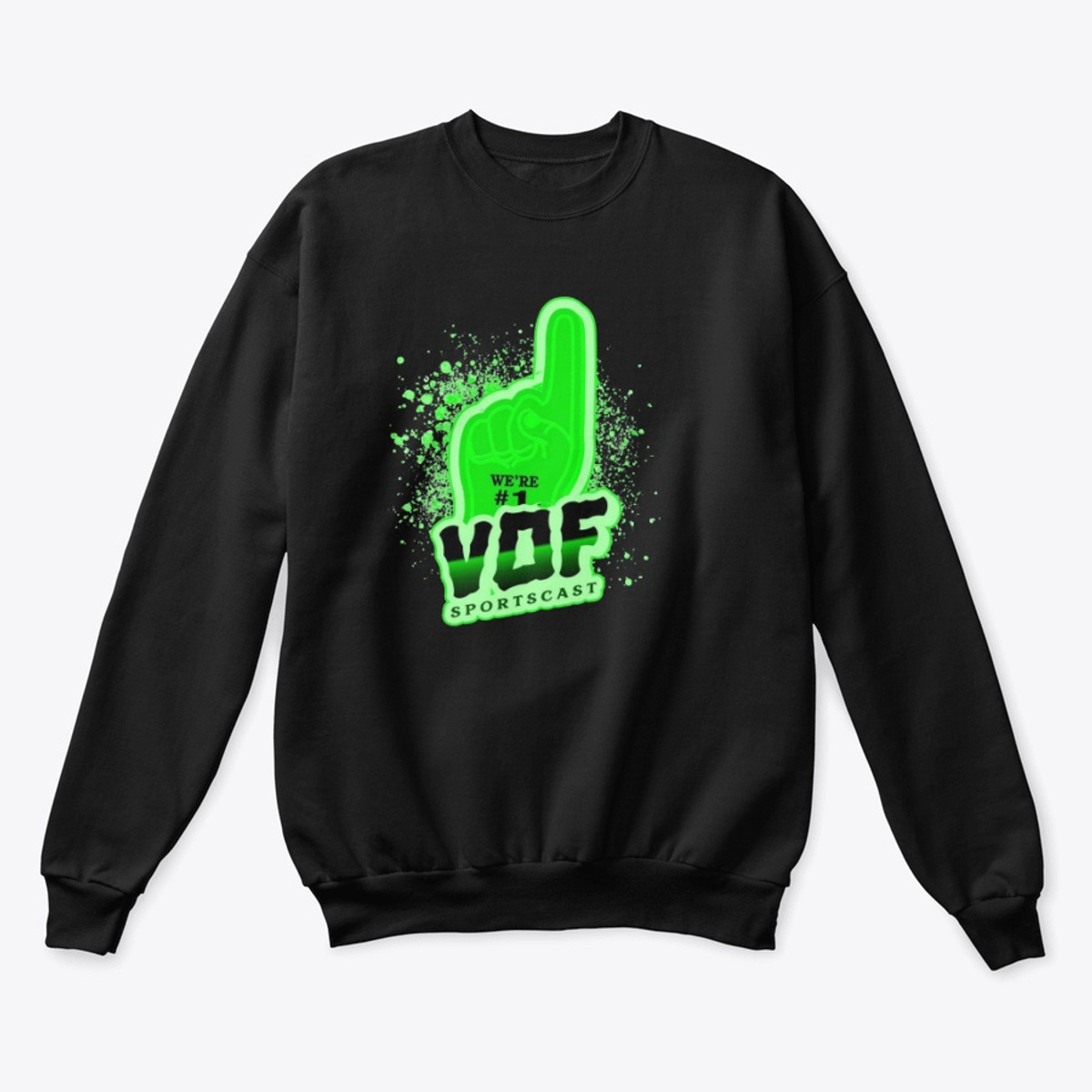 VOF'S Green Sweatshirt | PodzQuad Inc
