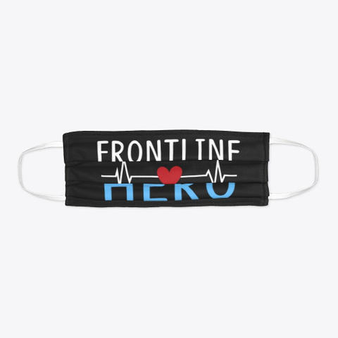 Frontline Hero Shirt Black T-Shirt Flat