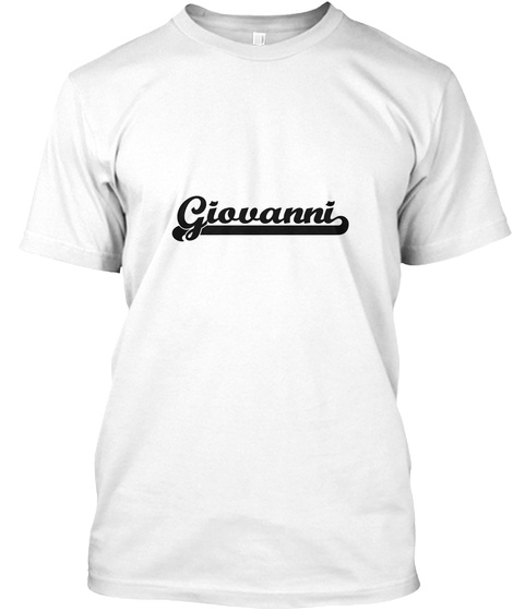 Giovanni White T-Shirt Front