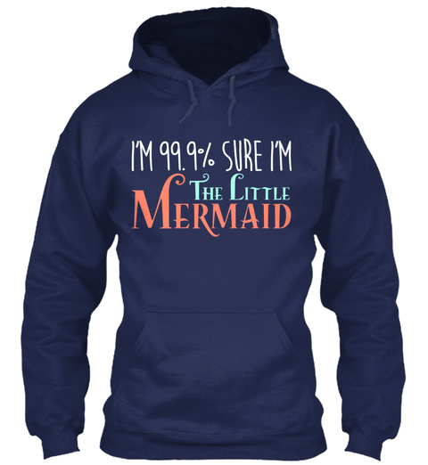 *Limited Edition   Mermaid* Navy T-Shirt Front