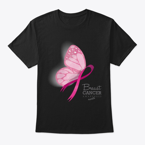 Breast Cancer Shirts For Women Breast Ca Black T-Shirt Front