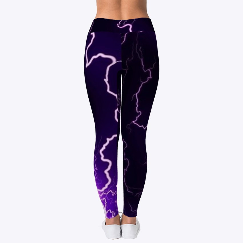 Stretchy Purple Yoga Pants Women's
