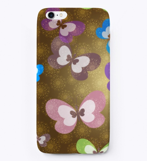 Iphone Cases Qualitiful Butterfly Design Standard T-Shirt Front