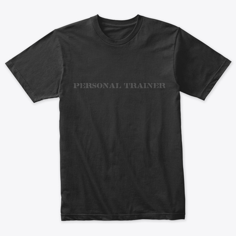 Personal Trainer: Kick Me Vintage Black T-Shirt Front