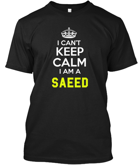 SAEED calm shirt Unisex Tshirt