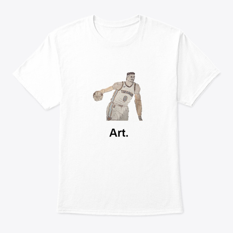 Art 1 White T-Shirt Front
