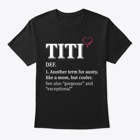 Funny T Shirts For Woman   Titi Def Black T-Shirt Front