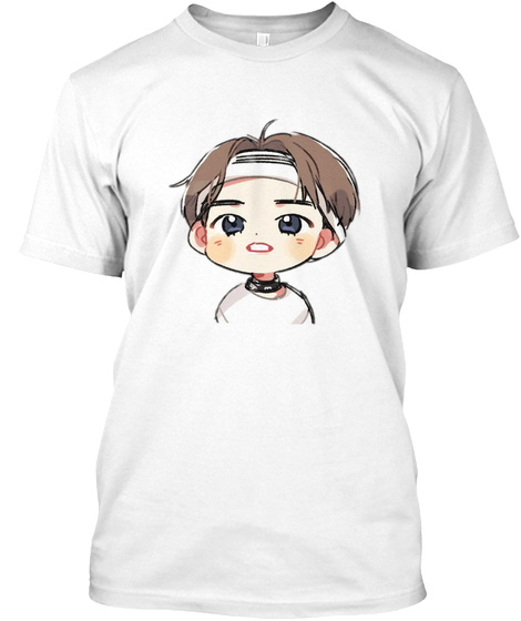 V Cute White T-Shirt Front