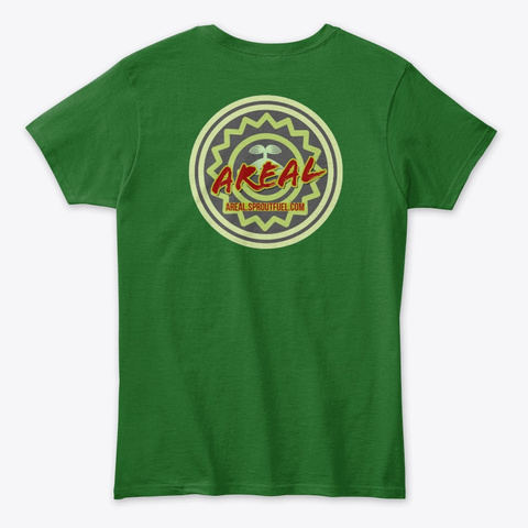 Sproutfuel:  Areal Unisex T Irish Green T-Shirt Back