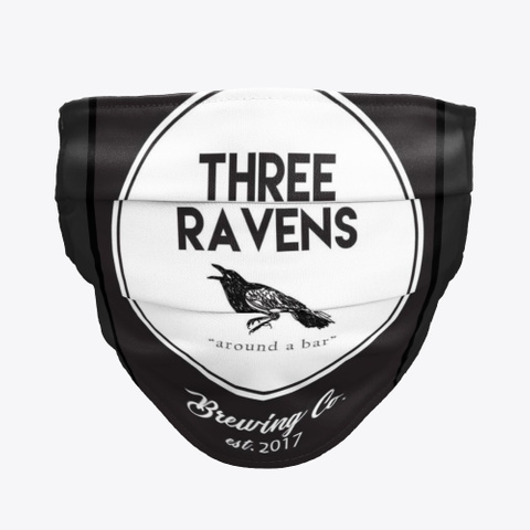 Three Ravens Brewing Company Black T-Shirt Front