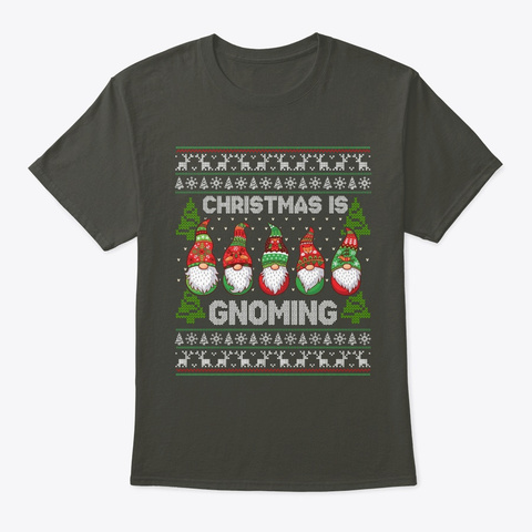 Christmas Gnoming Gnome Ugly Christmas
