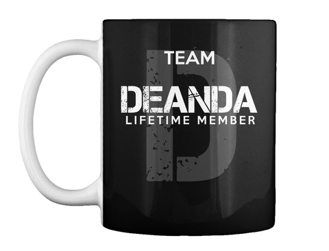 Mug   Team Deanda Lifetime Member Black áo T-Shirt Front