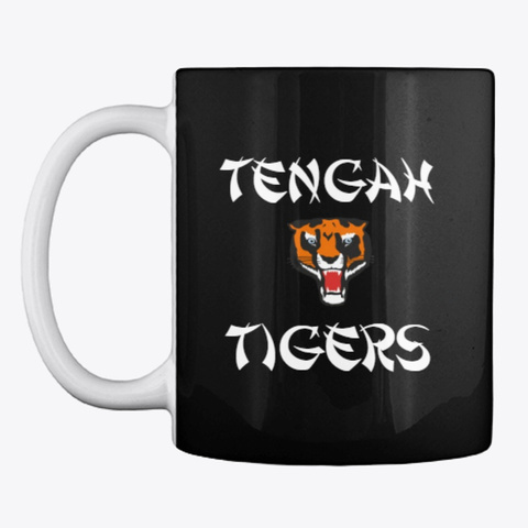 Tengah Tigers Mug Black T-Shirt Front