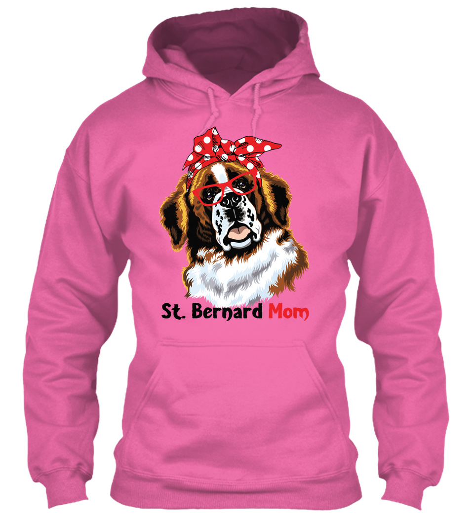 Saint Bernard Mom Sweater Dog Lover Owner Long Sleeve Pullover Bernard Dog Mama Sweatshirt Hoodie St Bernard Mum Mother Gift Crewneck