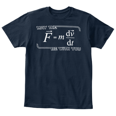 May The F Mdv Dt Be With You Funny Physics Science - may the f = m dv ...