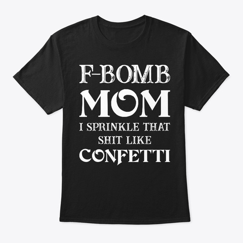 Funny T Shirts For Woman   F Boob Mom Black T-Shirt Front
