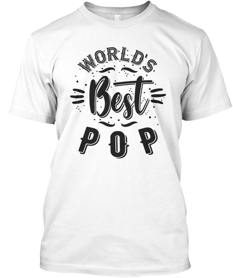 Best Pop  White T-Shirt Front