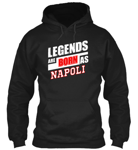 Napoli Family Name Shirt Black T-Shirt Front