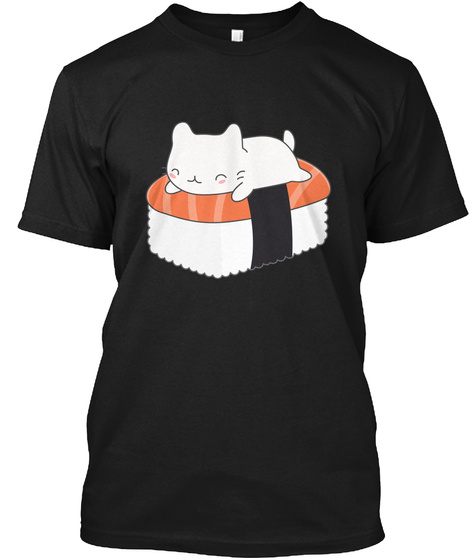 Kawaii Sushi Cat Funny Shirts