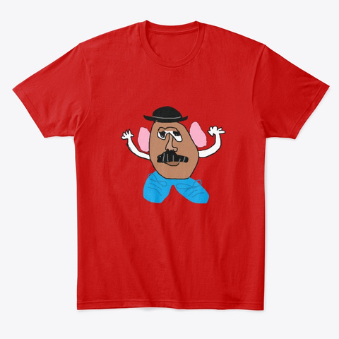 Ms Paint Potato Head Collection Classic Red T-Shirt Front