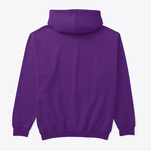 A Plus Ag Hoodie Purple T-Shirt Back