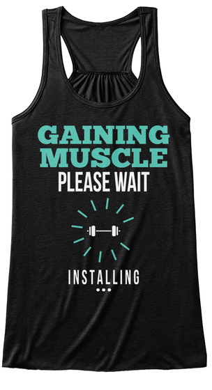 Gym Workout Muscle Tank Top With Sayings