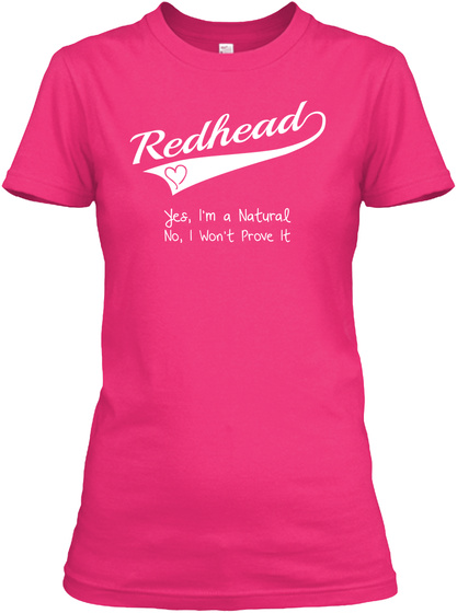 Redheads Shirt - Natural Redhead
