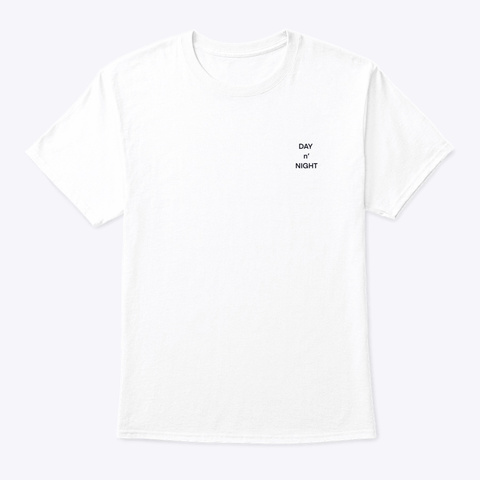 Day N’ Night White T-Shirt Front