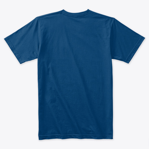 Vote Warnock Ossoff Cool Blue T-Shirt Back