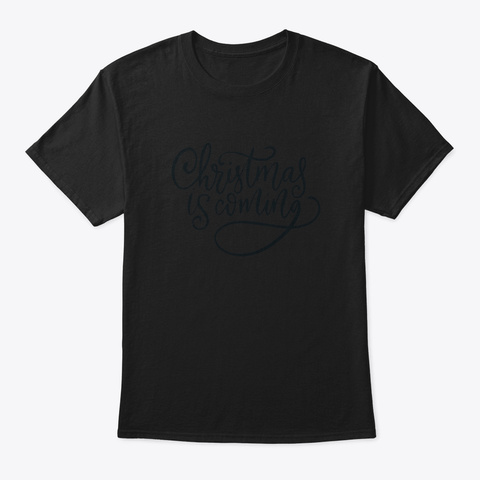 Addicted To Christmas Love Black T-Shirt Front
