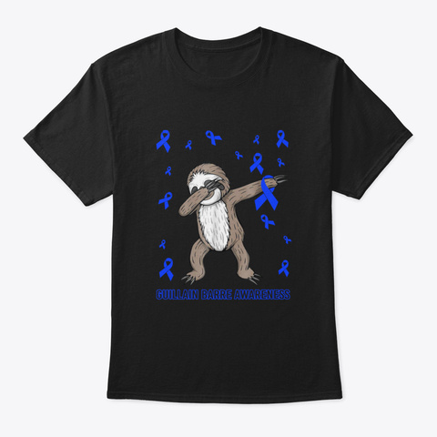 Dabbing Sloth Cute Funny Dog Dab Love Ho Black T-Shirt Front