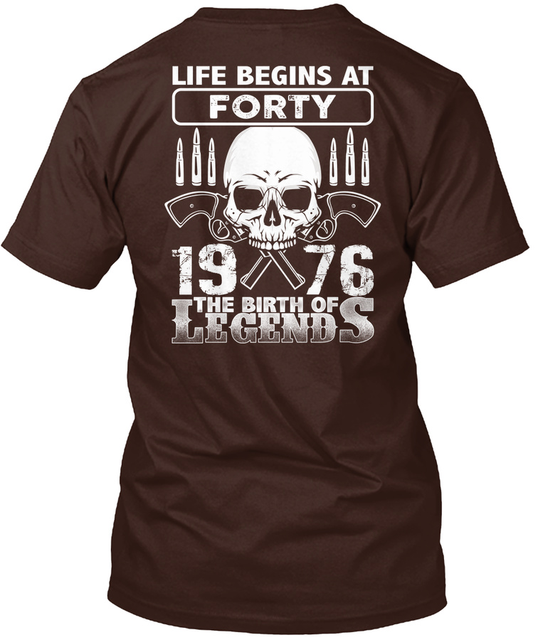 LIFE BEGINS AT 40 Unisex Tshirt