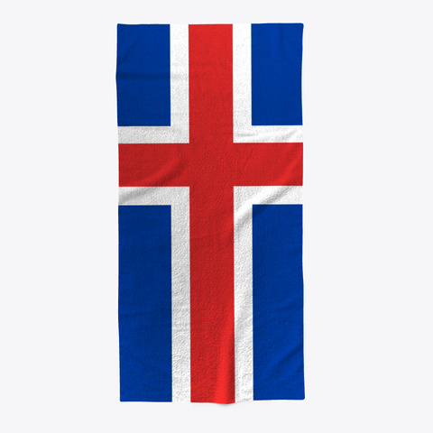 The Icelandic Flag Standard áo T-Shirt Front