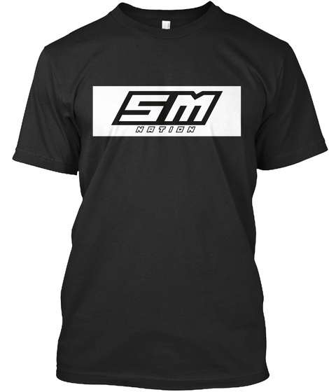 Sm Nation Black T-Shirt Front