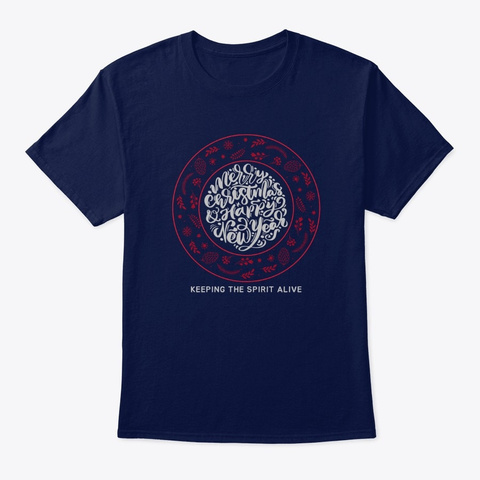 Keep The Spirit Alive Navy T-Shirt Front