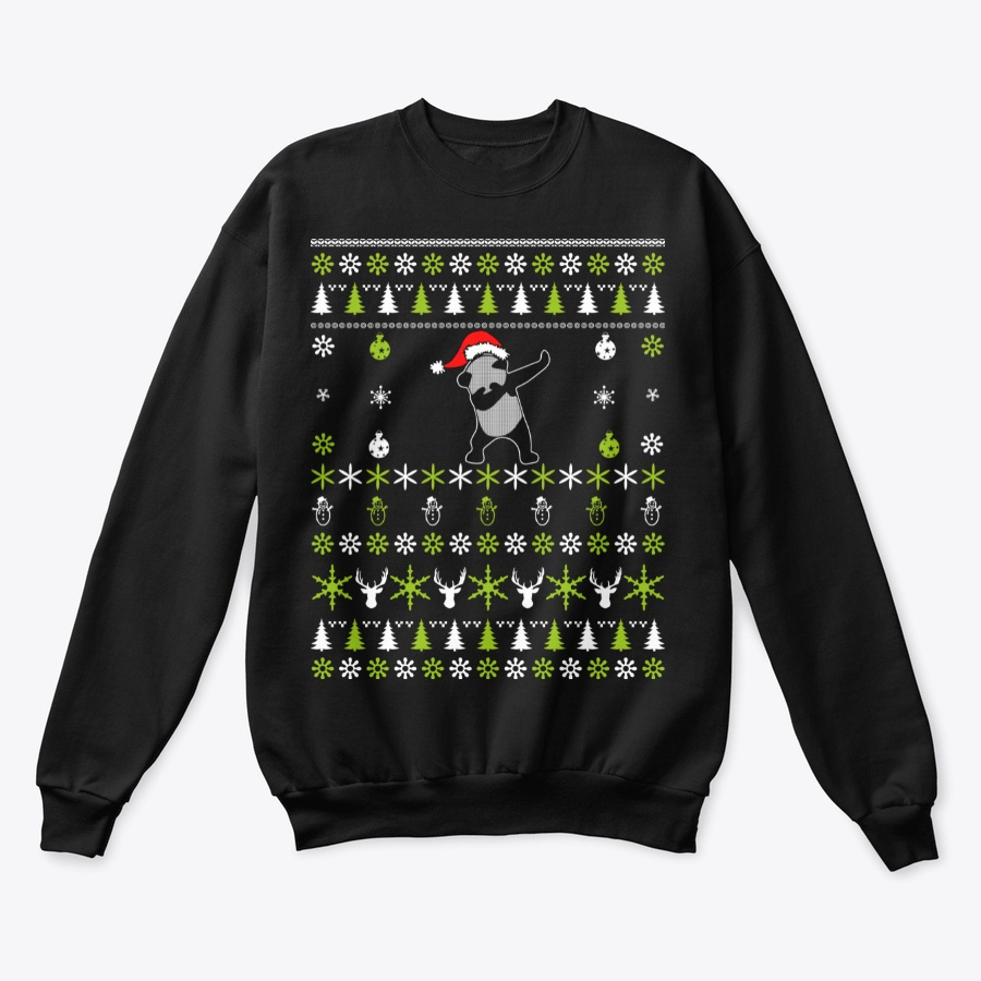 Dabbing Panda Ugly Christmas Sweater Unisex Tshirt