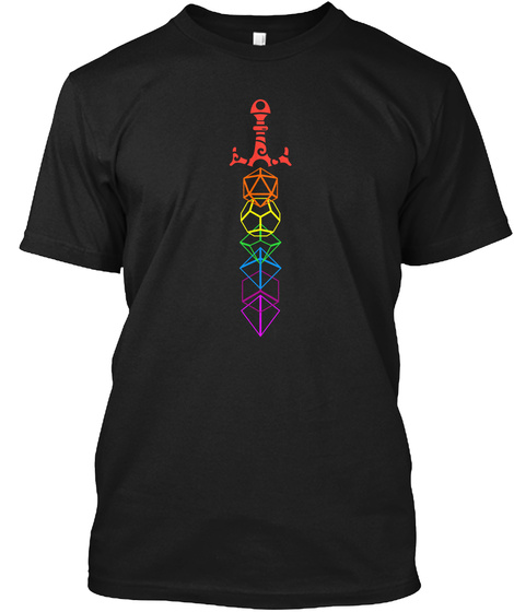Lgbt Dice Sword Dungeons And Dragons