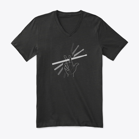 Stick Spin Black T-Shirt Front