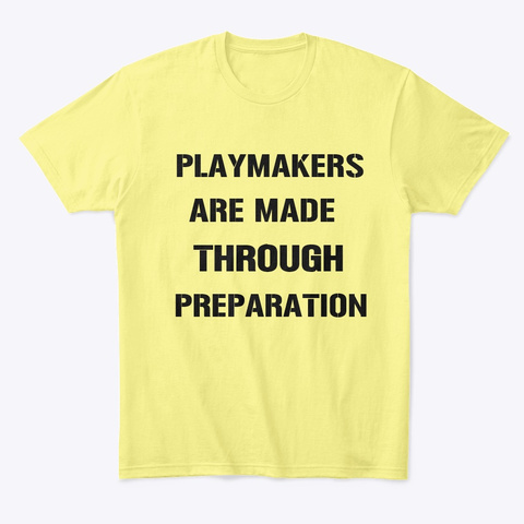 Playmaker 2.0 Lemon Yellow  T-Shirt Front