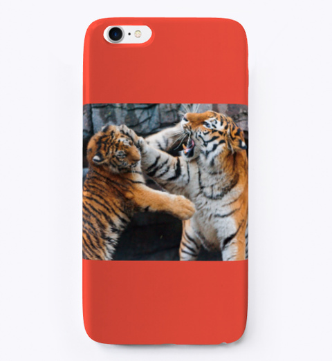 Tiger Case Red T-Shirt Front