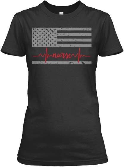 American Nurse In My Heartbeat T shirts Unisex Tshirt
