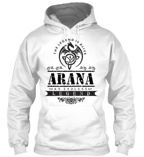 The Legend Is Alive Arana An Endless Legend White T-Shirt Front