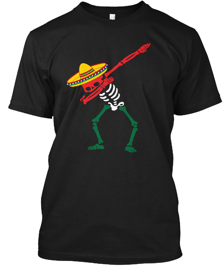 Dabbing Skeleton CINCO DE MAYO Skeleton Unisex Tshirt