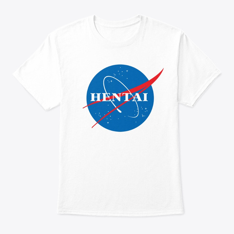 Hentai Parody White T-Shirt Front